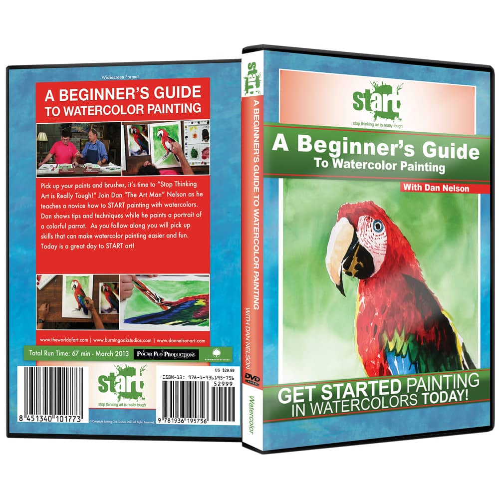 "A Beginner’s Guide to Watercolors" DVD with Dan Nelson
